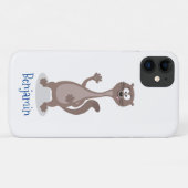Funny Weasel Cartoon Illustration Case-Mate iPhone Hülle (Rückseite (Horizontal))