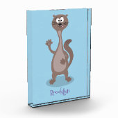 Funny Weasel Cartoon Illustration Fotoblock (Links)