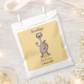 Funny Weasel Cartoon Illustration Geschenktütchen (Ausgeschnitten)