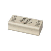 Funny Weasel Cartoon Illustration Gummistempel (Stempel)