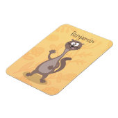 Funny Weasel Cartoon Illustration Magnet (Linke Seite)