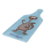 Funny Weasel Cartoon Illustration Schneidebrett (Ecke)