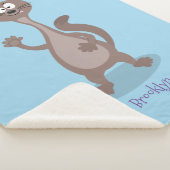 Funny Weasel Cartoon Illustration Sherpadecke (3/4)