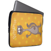 Funny weasel schwellender Cartoon Laptopschutzhülle (Vorne Rechts)