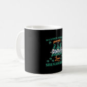 Funny Weather Watcher Gnomies St. Patrick's Day Kaffeetasse (Vorderseite Links)