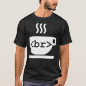 Funny Web Developer Coffee Break Coding T-Shirt (Vorderseite)