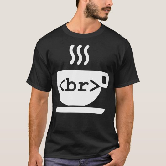 Funny Web Developer Coffee Break Coding T-Shirt (Vorderseite)