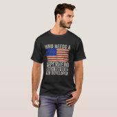 Funny Web Developer Superhero Vintages T-Shirt für (Vorne ganz)