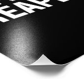 Funny Weckte Fast Repeat Graphic Sarcastic Fotodruck (Ecke)