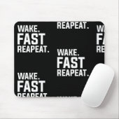 Funny Weckte Fast Repeat Graphic Sarcastic Mousepad (Mit Mouse)