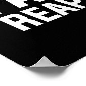 Funny Weckte Fast Repeat Graphic Sarcastic Poster (Ecke)