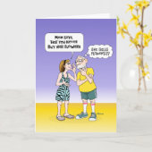 Funny Wedding Anniversary Card für Mama Karte (Gelbe Blume)