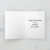 Funny Wedding Anniversary Card Karte (Innenseite)