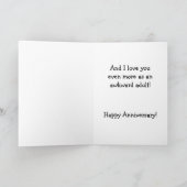 Funny Wedding Anniversary Card Karte (Innenseite)