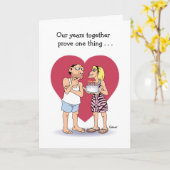 Funny Wedding Anniversary Card Karte (Gelbe Blume)