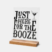 Funny Wedding Bar Acrylschild (Winkel)