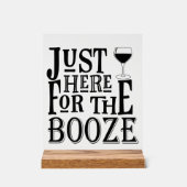 Funny Wedding Bar Acrylschild (Vorderseite)