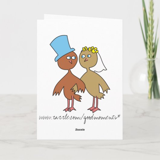 Funny Wedding Card Karte (Rückseite)