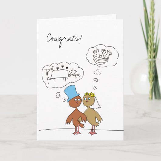 Funny Wedding Card Karte (Vorderseite)