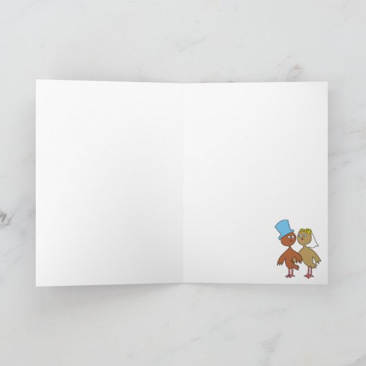 Funny Wedding Card Karte (Innenseite)