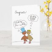 Funny Wedding Card Karte (Gelbe Blume)