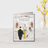 Funny Wedding Card Karte (Gelbe Blume)