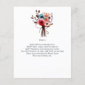 Funny Wedding Cartoon Bride Groom Handgezeichnet (Rückseite)