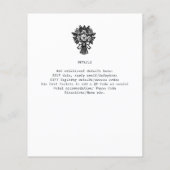 Funny Wedding Cartoon Bride Groom Handgezeichnet (Rückseite)