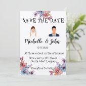 Funny Wedding Einladung (Stehend Vorderseite)