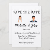 Funny Wedding Einladung (Vorne/Hinten)