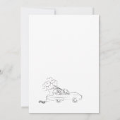 Funny Wedding Einladung (Rückseite)