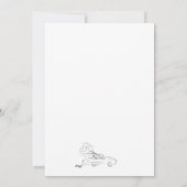 Funny Wedding Einladung (Rückseite)