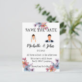 Funny Wedding Einladung Postkarte (Stehend Vorderseite)