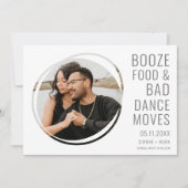 Funny Wedding Foto Save the Date (Vorderseite)
