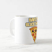 Funny Wedding gibt Heiratsbeilage für Pizza Kaffeetasse (Vorderseite Links)