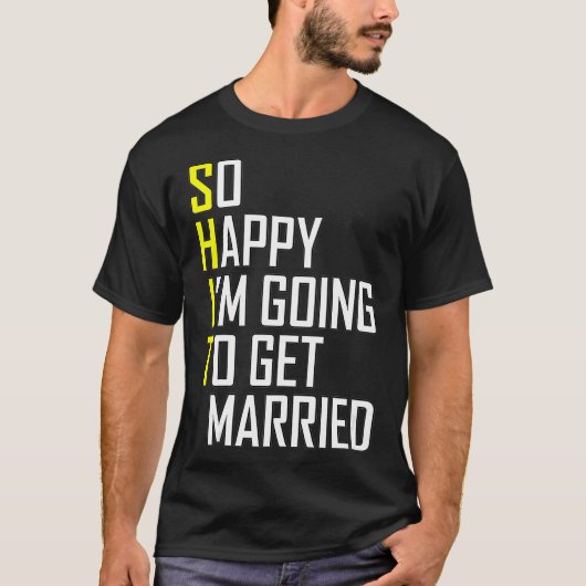 Funny Wedding Gift Sarcastic Groom Bride Wedding T-Shirt (Vorderseite)