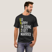 Funny Wedding Gift Sarcastic Groom Bride Wedding T-Shirt (Vorne ganz)