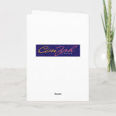 Funny Wedding Glückwunschs - Eintauchen Karte (Rückseite)