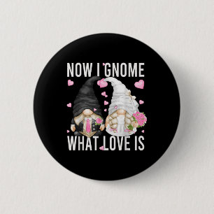Funny Wedding Gnome Couple Pun Liebe Sprichwort fü Button
