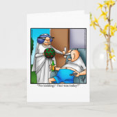 Funny Wedding Gratulation Grußkarte Karte (Gelbe Blume)