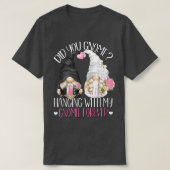 Funny Wedding Groom Bride Gnome Pun Hänge mit m T-Shirt (Design vorne)