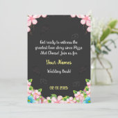 Funny Wedding Invitation Cards Einladung (Stehend Vorderseite)