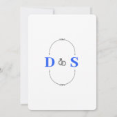 Funny Wedding Invitation Designs Einladung (Rückseite)