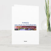 Funny Wedding Jubiläum!-Blue Parrot Spaß Karte (Rückseite)