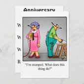 Funny Wedding Jubiläum Party Einladungen (Vorne/Hinten)