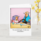 Funny Wedding Jubiläumskarte für ihn Karte (Gelbe Blume)