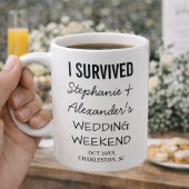 Funny Wedding Merch Custom Wedding Favor Keepsake Kaffeetasse