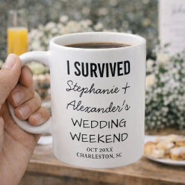 Funny Wedding Merch Custom Wedding Favor Keepsake Kaffeetasse