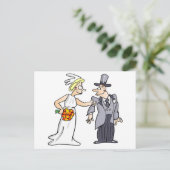 Funny Wedding Picture Postkarte (Stehend Vorderseite)