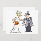 Funny Wedding Picture Postkarte (Vorne/Hinten)
